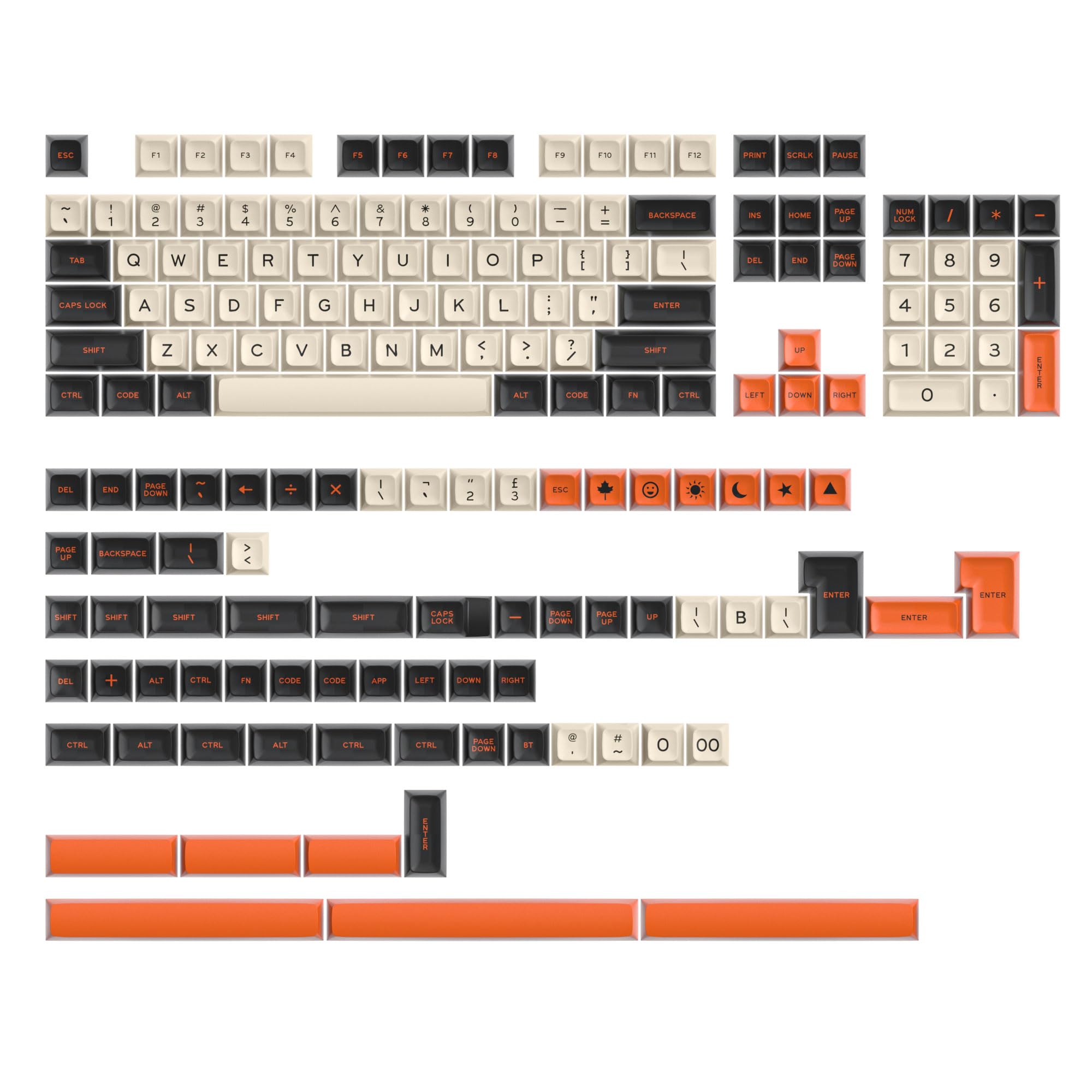 Amazon.co.jp: Large carbon SA カスタムキーキャップ、Cherry/Gateron